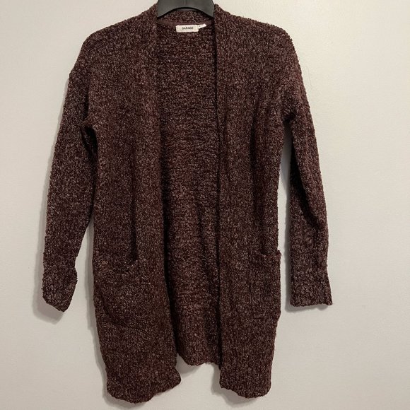 Maroon Cardigan from Garage - Picture 1 of 2